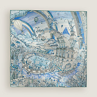 Hermes Les Folies du Faubourg Scarf - 90 – thevogueagent